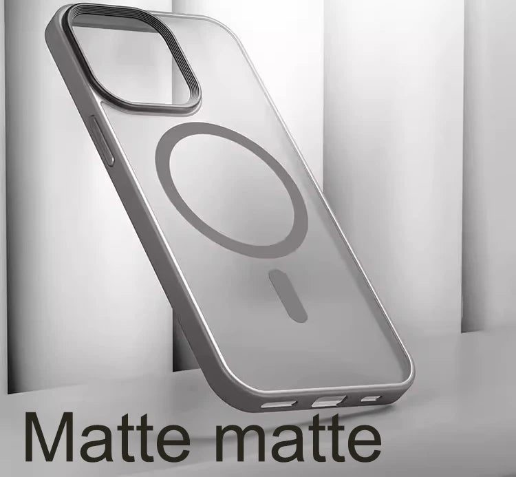 Titanium Gray Matte MagSafe Case for iPhone 15 Series