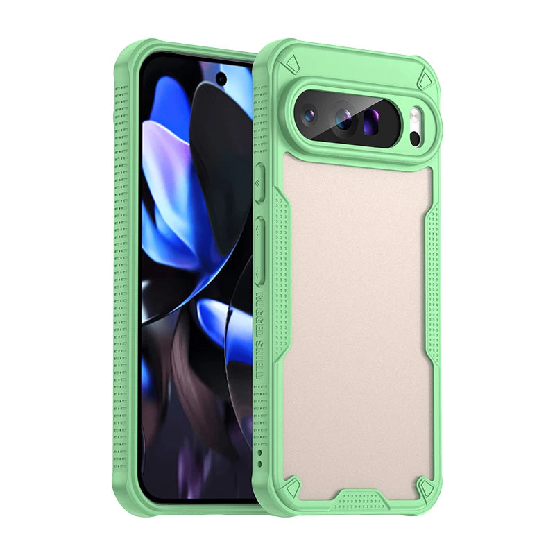 Semi-Transparent Frosted TPU Case for Google Pixel 9 Series