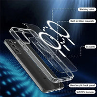 Magnetic Clear Case for Samsung Galaxy S24 Series