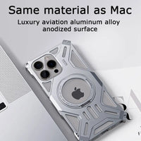 Magnetic Stand Metal Phone Case for iPhone 14 Series – Sleek & Convenient