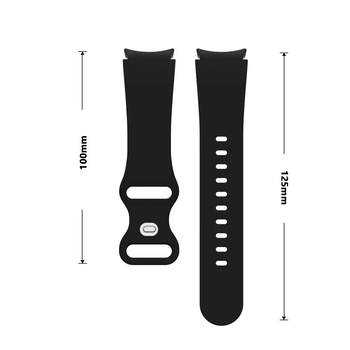 Gap-Free Sport Silicone Strap for Samsung Galaxy Watch 6 and Galaxy Watch 6 Classic