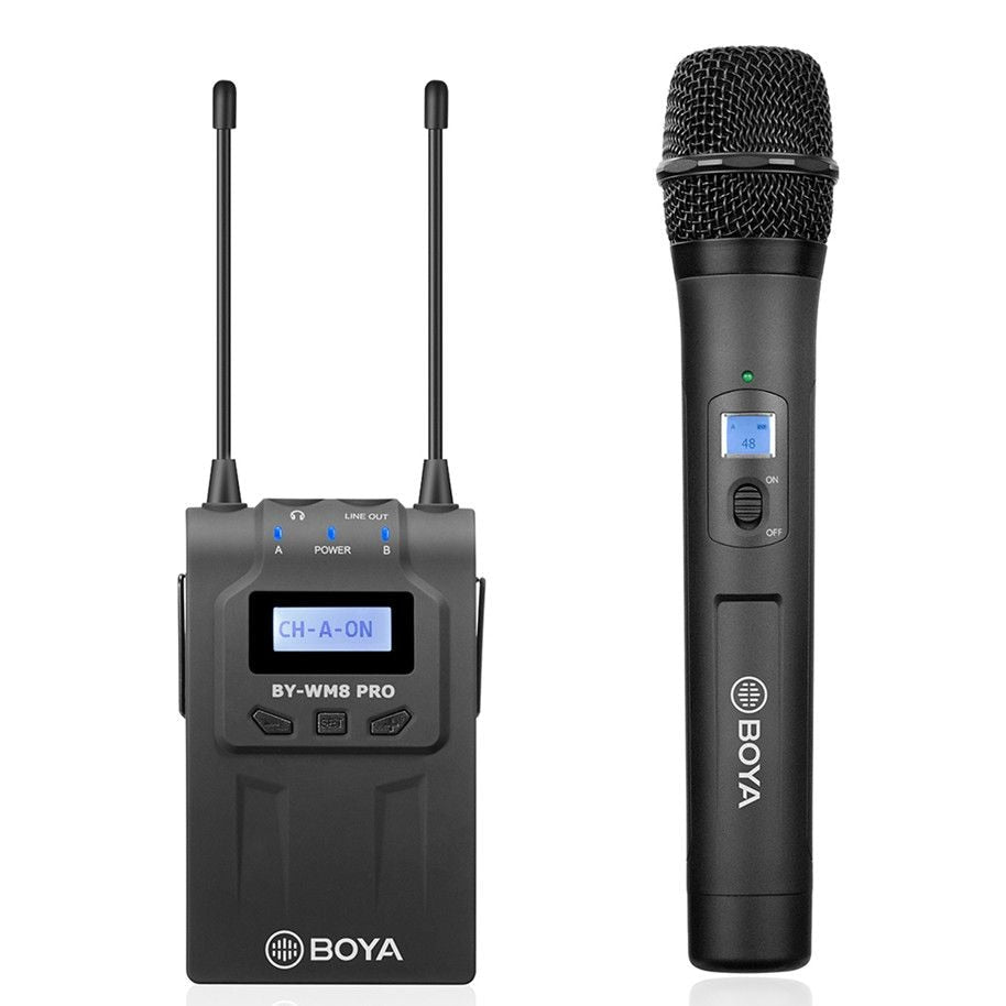 BOYA UHF Professional Handheld Wireless Microphone Kit