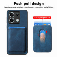 2-in-1 Detachable Card Slot Wallet Leather Magnetic Case for Xiaomi Redmi Note 13 Series