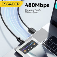 Essager 100W 7A USB Type-C Cable – Fast Charging, Durable Performance