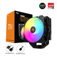 Aigo Air 6 Heat Pipe Radiator Quiet CPU Cooler Cooling Fan