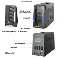 Unitek M.2 SSD Docking Station USB-C 10Gbps to M.2 NVMe SATA Adapter