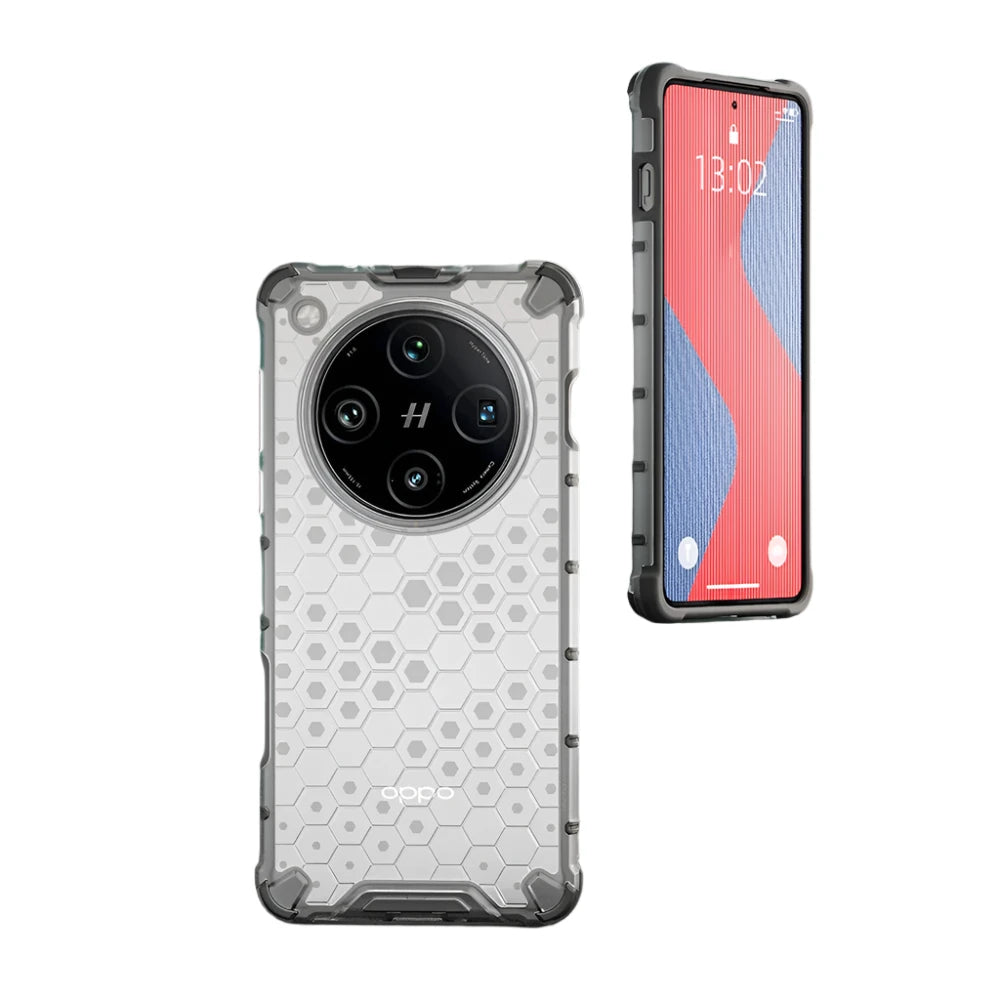 Honeycomb Shockproof Case for OPPO Find X8 Series