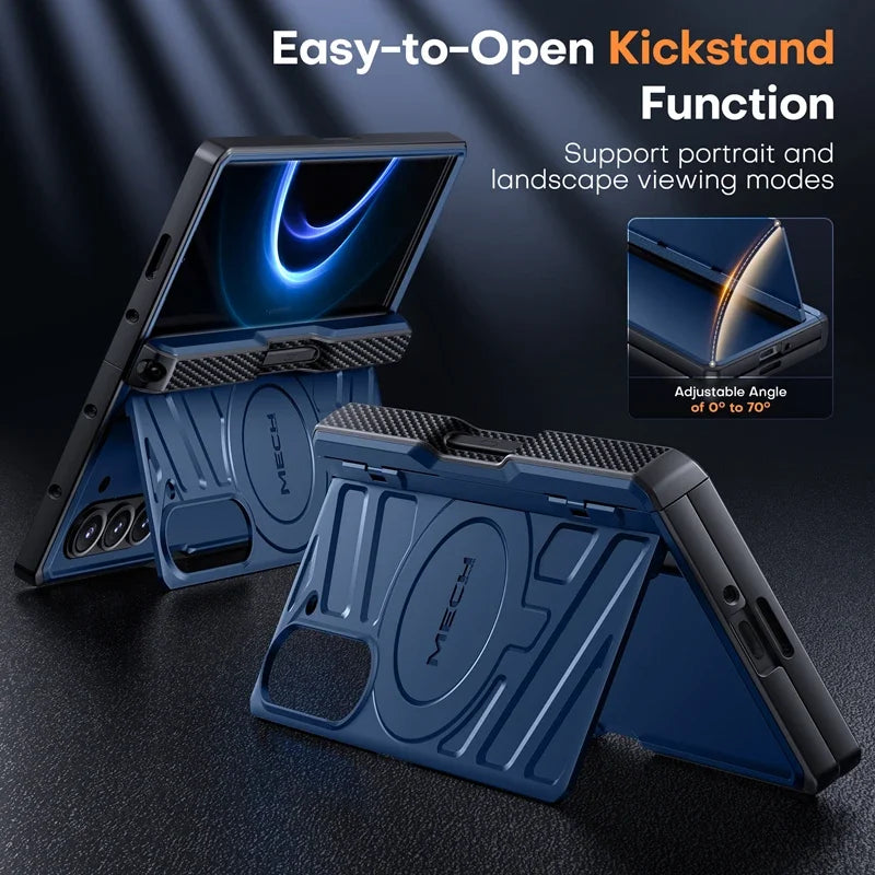 Strong Magnetic Case with Screen Protector for Samsung Galaxy Z Fold 6