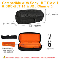 Hard Shell Portable Carry Storage Speaker Case