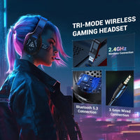 EKSA E5 BT - Bluetooth 5.3 Gaming Headset with Mic