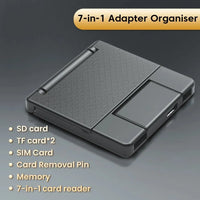 7-in-1 Multifunctional Card Reader & Storage Box