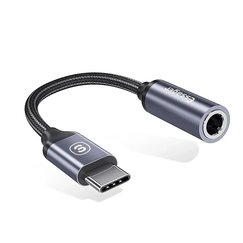 Essager USB Type C to 3.5mm Jack Earphone Adapter