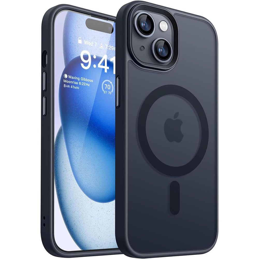 Shockproof Hybrid Armor MagSafe Case for iPhone 15 Series