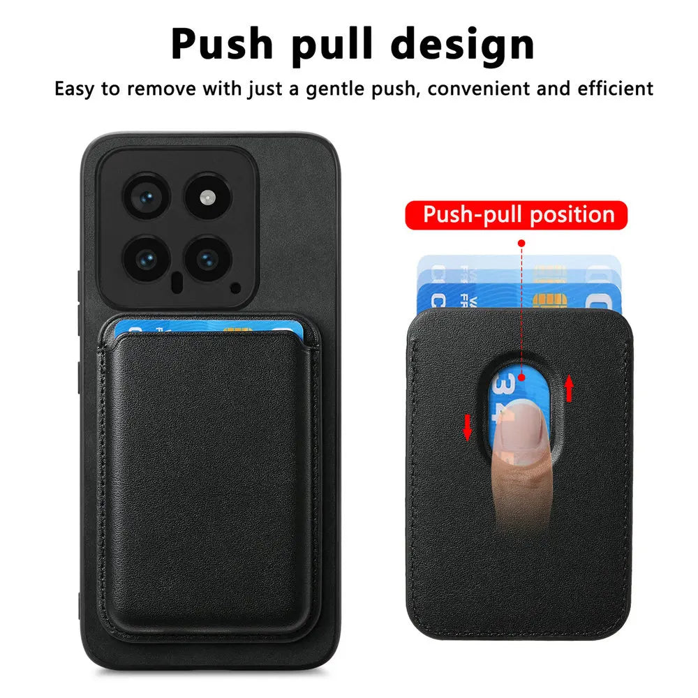 2-in-1 Detachable Leather Magnetic Case for Xiaomi Redmi Note 13 Series