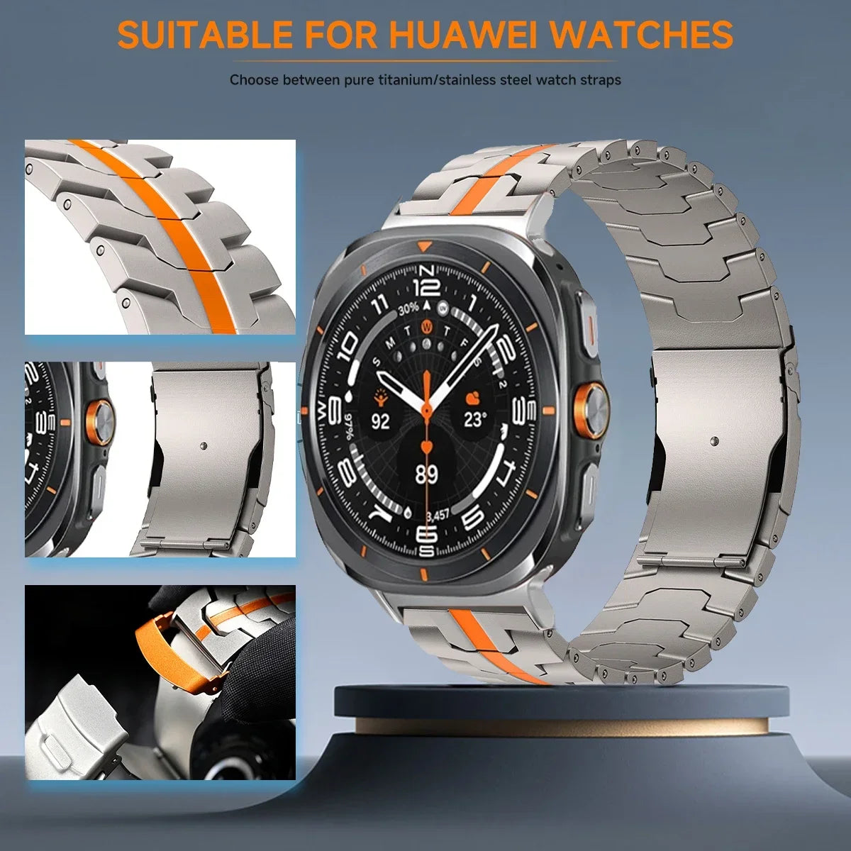 Luxury Titanium Strap for Samsung Galaxy Watch Ultra