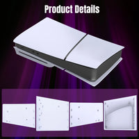 Premium White ABS Side Disc Plate for PlayStation 5 Slim Disc Edition