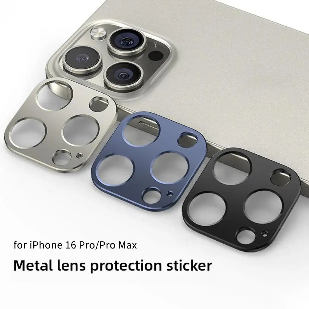 Metal Frame Lens Protector for iPhone 16 Pro & iPhone 16 Pro Max