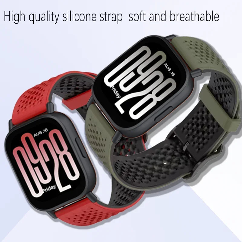 Breathable Silicone Replacement Strap for Redmi Watch 5 Active