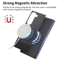 Oblique Cloth Texture Magnetic Case for Samsung Galaxy Z Fold 6