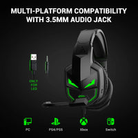 EKSA Fenrir PC Gaming Headphones with Noise Cancelling Microphone