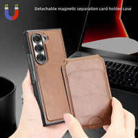 RFID Blocking Leather Wallet Case for Samsung Galaxy Z Fold 5