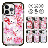 Cartoon Showa Cat Girl Rabbit Soft TPU Shockproof Back Case for iPhone 15 Series