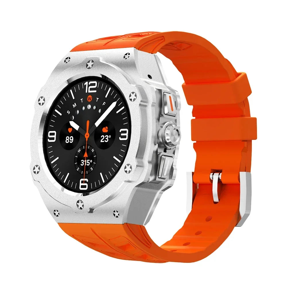 Aluminum Case with Silicone Strap for Samsung Galaxy Watch Ultra