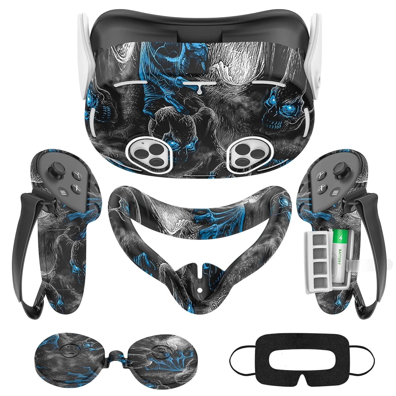 Meta Quest 3 VR Silicone Protective Cover Set