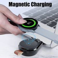 MOSHOU Magnetic Wireless Charging Dock for Samsung Galaxy Watch 6 and Galaxy Watch 6 Classic