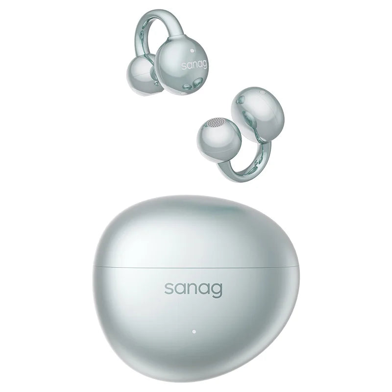 Sanag S7S AI Free Clip Bluetooth 5.4 Open Earphones