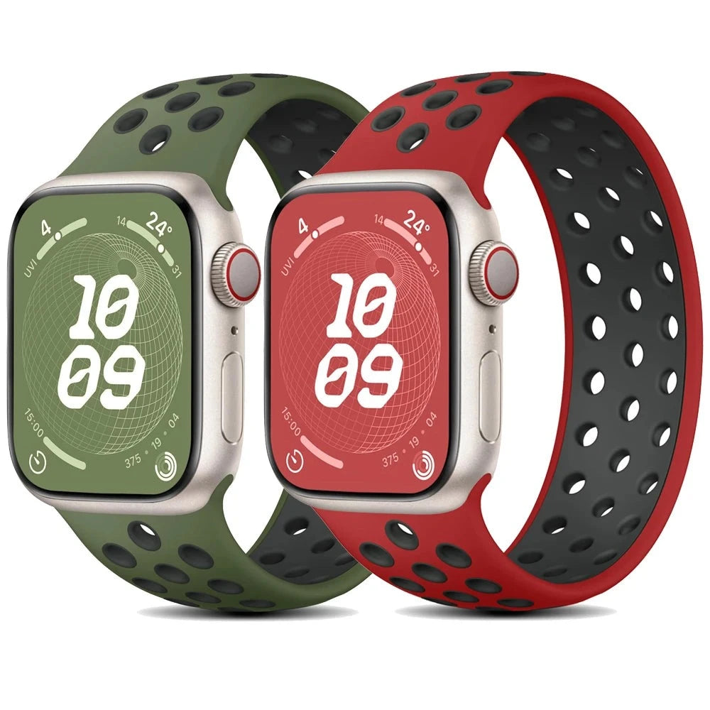 Elastic Silicone Solo Loop Band for Apple Watch