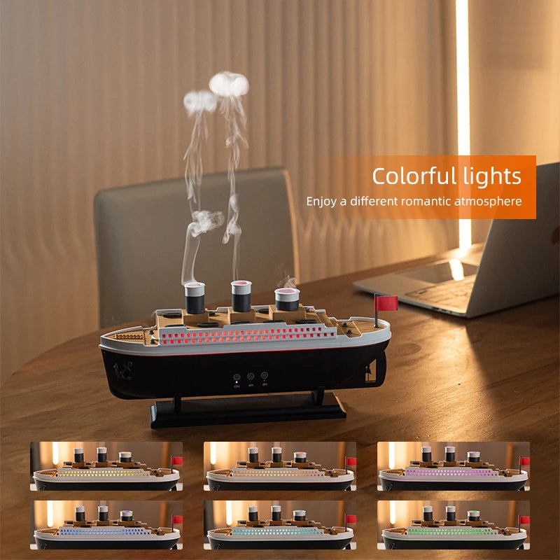 Simulated Steam Boat Aroma Diffuser