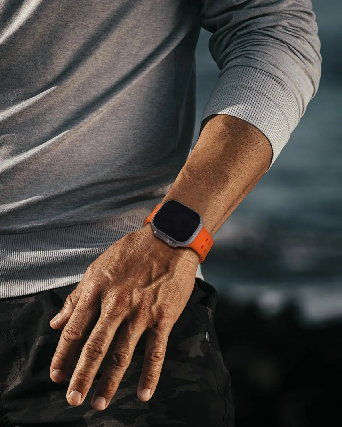 Marine-Grade Silicone Ocean Strap for Apple Watch