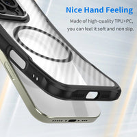 Shockproof Magnetic Carbon Fiber Pattern Case for iPhone 16e