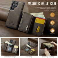 Samsung Galaxy S25 Series Magnetic Wallet Case with RFID Blocking Card Holder