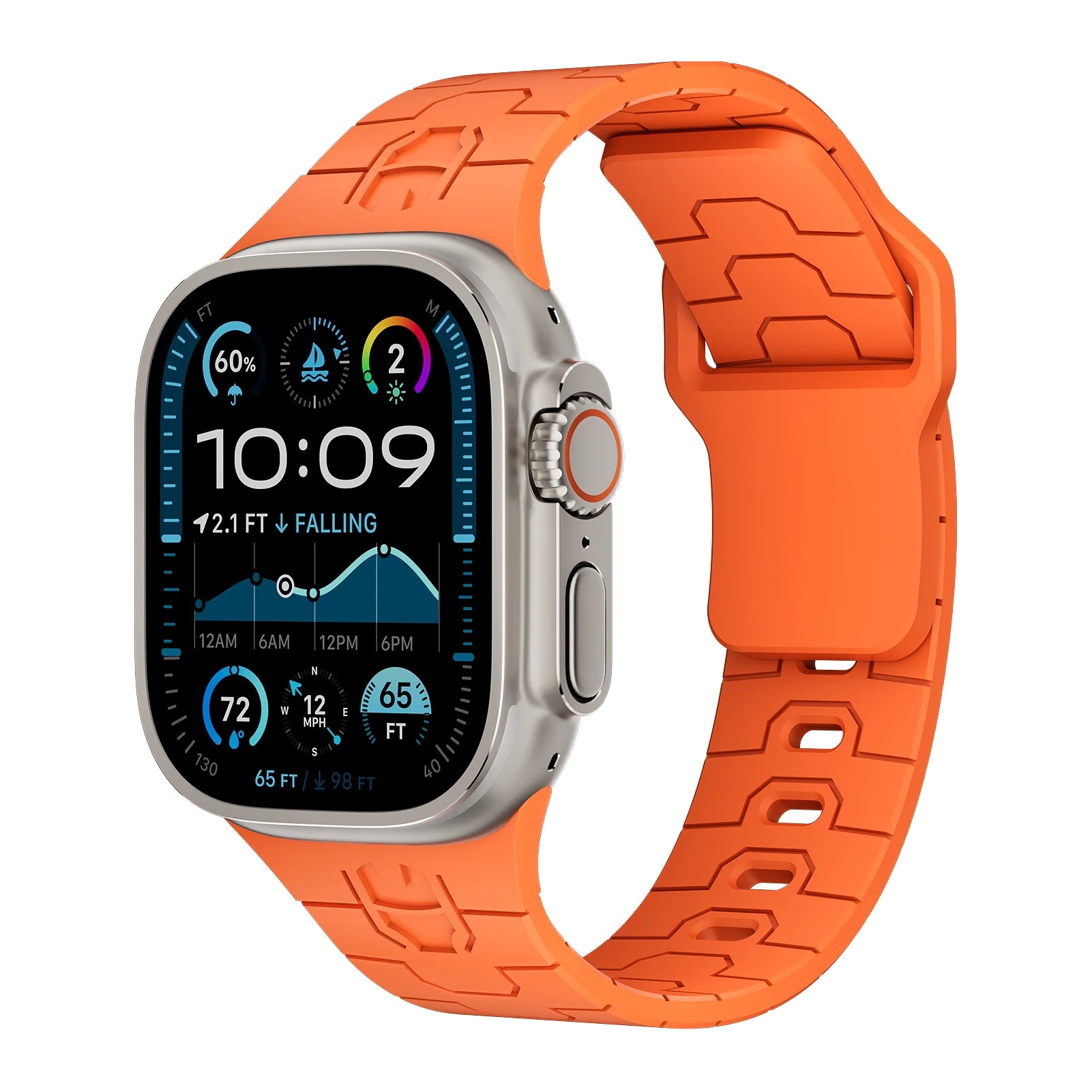 Silicone Sport Bands for Apple Watch Inspired by Iron Man