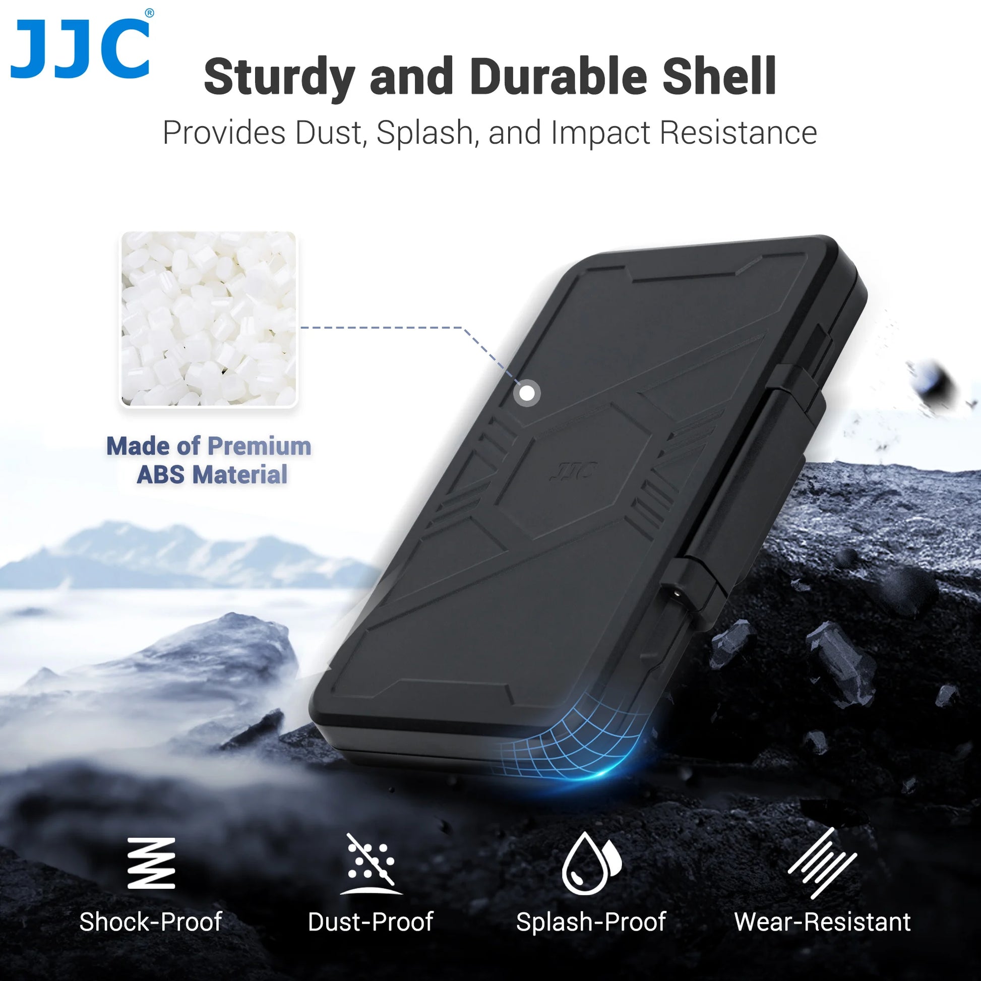 JC High Capacity Anti-Shock Memory Card Case