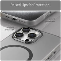 Transparent Matte Case with MagSafe for iPhone 16 Series