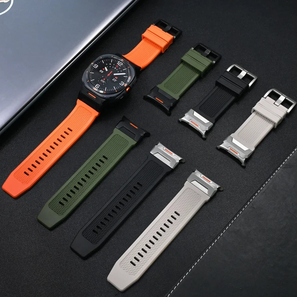 Soft Silicone Rubber Sports Band for Samsung Galaxy Watch Ultra