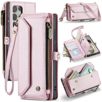 Multifunctional Wallet Leather Case with Card Slots for Samsung Galaxy S24 Series