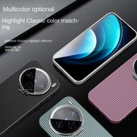 Metal Lens Holder Magnetic Stripe Protective Case for Vivo X100 Pro