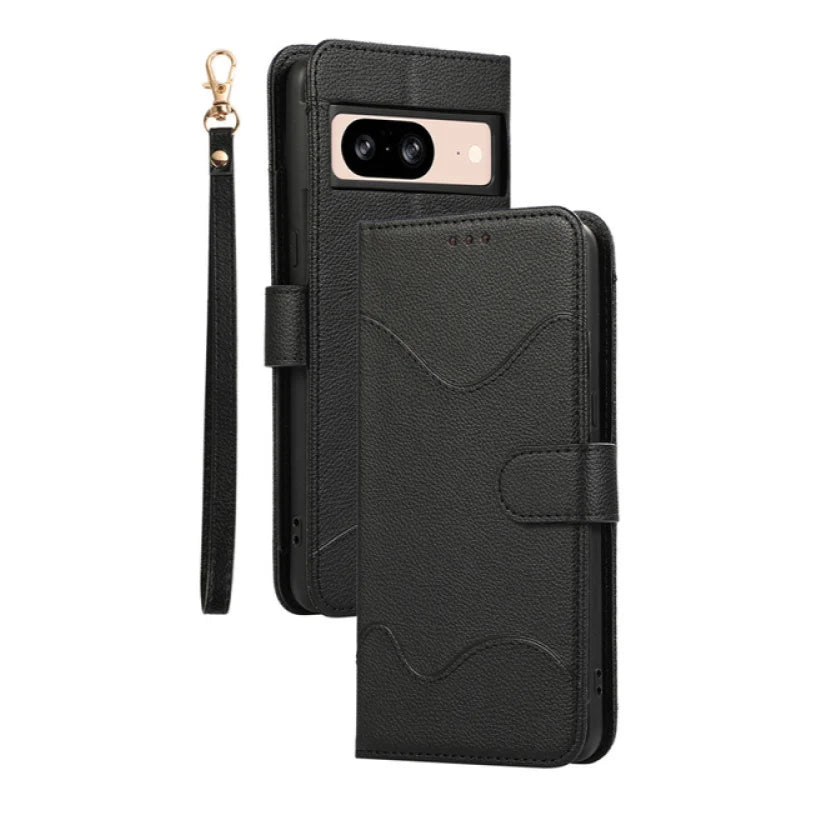 Leather Flip Crossbody Wallet Phone Case with Card Slots for Google Pixel 8 Series