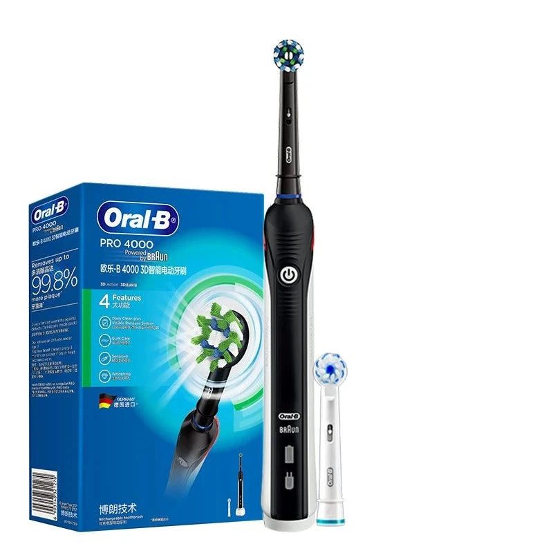 Oral-B Pro 4000 Electric Toothbrush with 3D Rotation