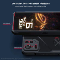 Airbag Anti-Fall Protection and Camera Guard Case with Magnetic Holder for Asus ROG Phone 9/9 Pro