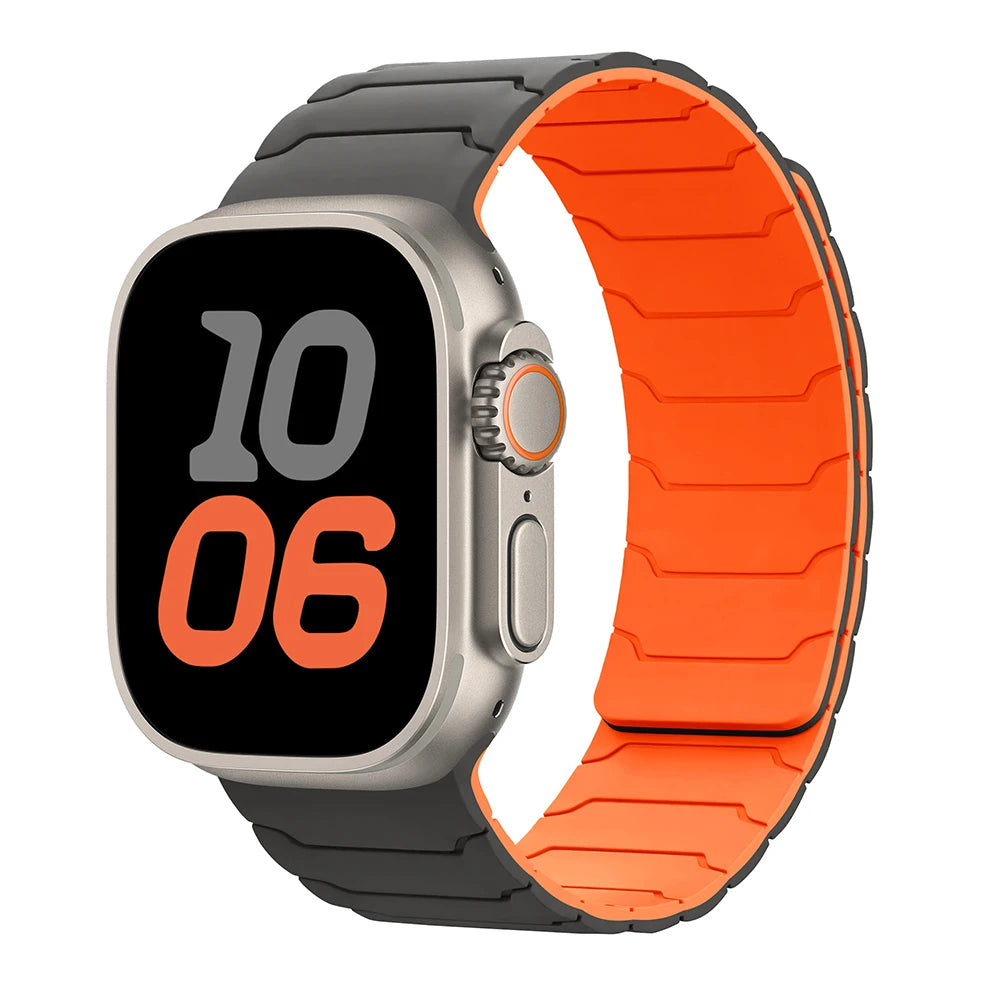 Flexible Silicone Magnetic Strap for Apple Watch