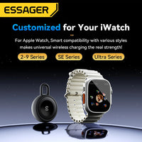 Essager Magnetic Wireless Charger for Apple Watch – Seamless Charging Anywhere