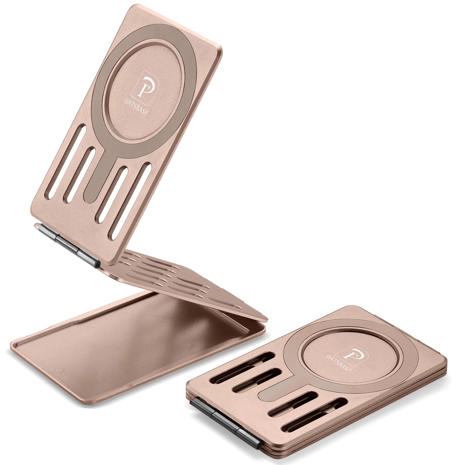 Adjustable Metal Tri-Fold Universal Magnetic Phone Stand