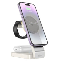 HOCO 3-in-1 Fast Charging Magnetic Wireless Charger Stand