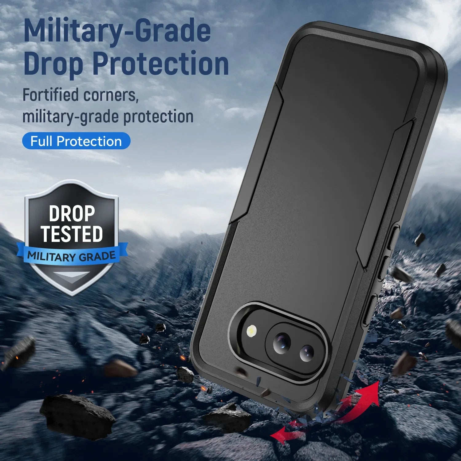 Shockproof Rugged Armor Case for Google Pixel 9A