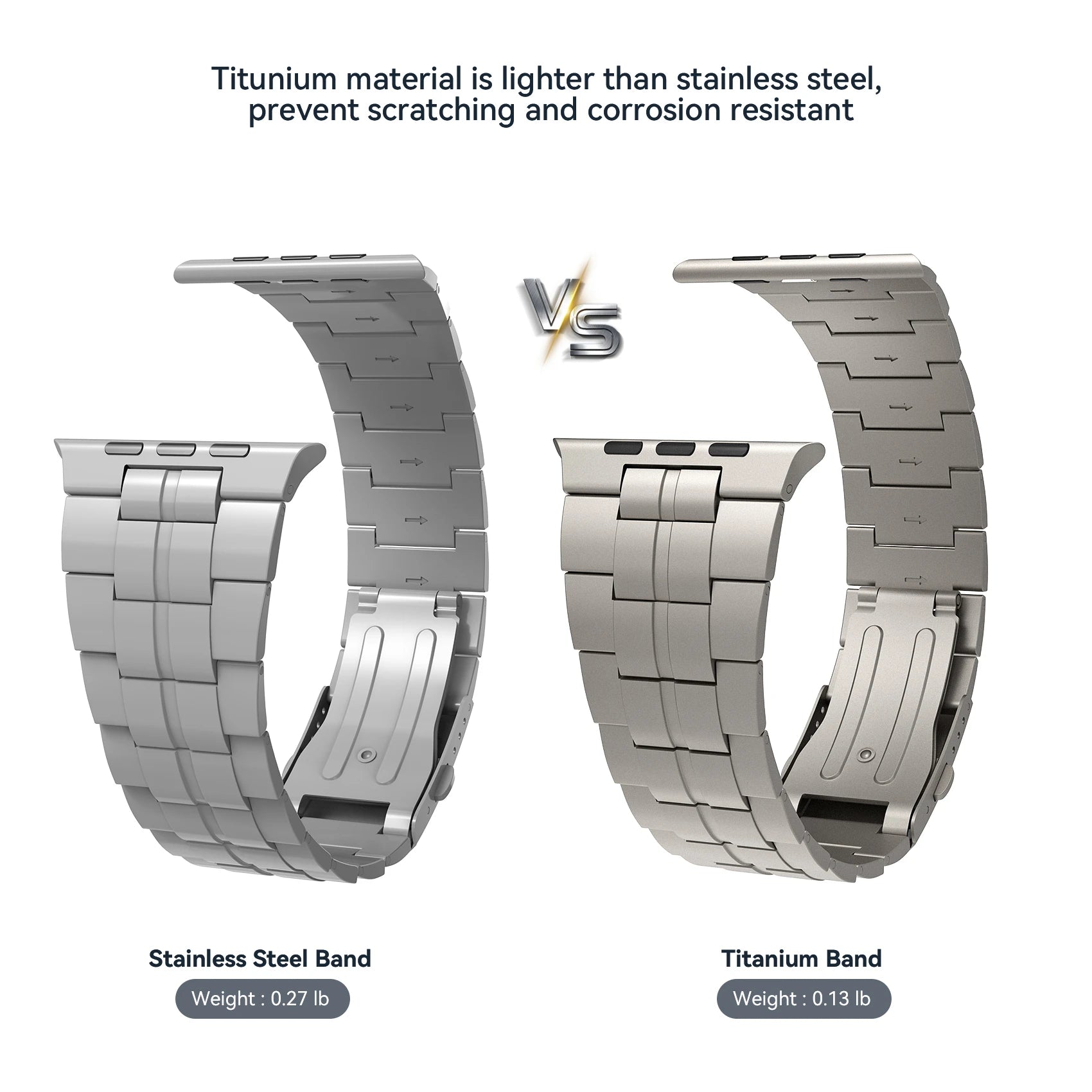 Titanium Metal Strap for Apple Watch